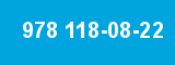 978 118-08-22 978 118-08-22